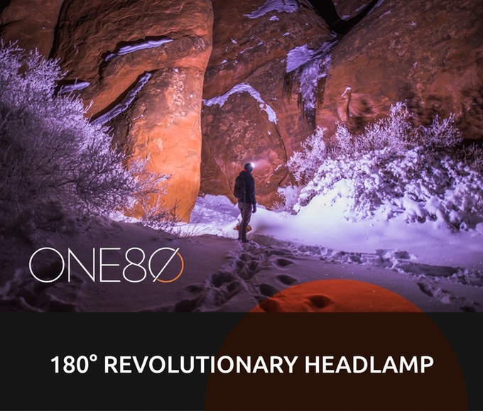 One80 – Svítilna která vám posvítí nejen na cestu